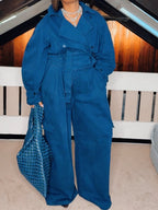 Navy Blue Tooling Modeling Suit