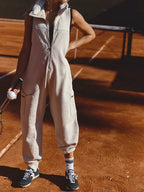 Casual Sleeveless Jumpsuit