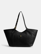 Grain Leather Tote Bag