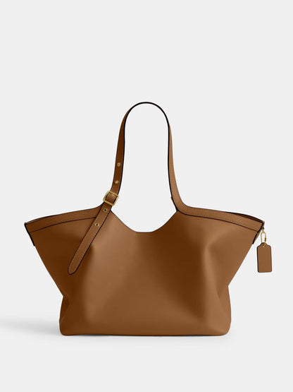 Grain Leather Tote Bag