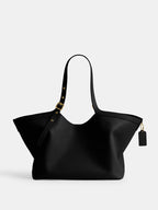 Grain Leather Tote Bag