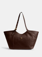 Grain Leather Tote Bag