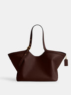Grain Leather Tote Bag