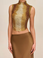 Corset Draped Gown