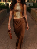 Corset Draped Gown