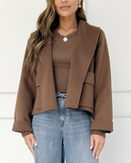 Open-front Design Icon Coat