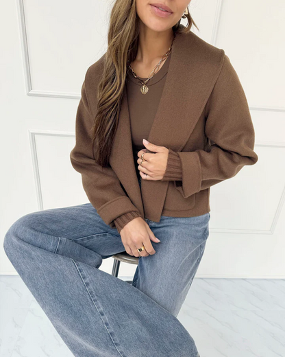 Open-front Design Icon Coat