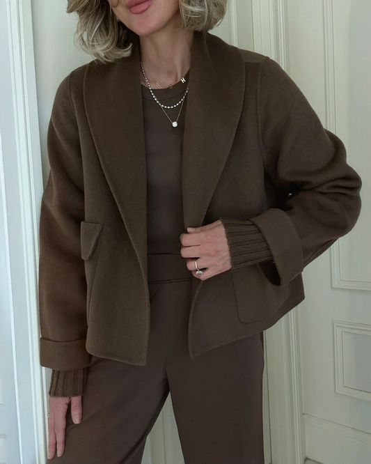 Open-front Design Icon Coat