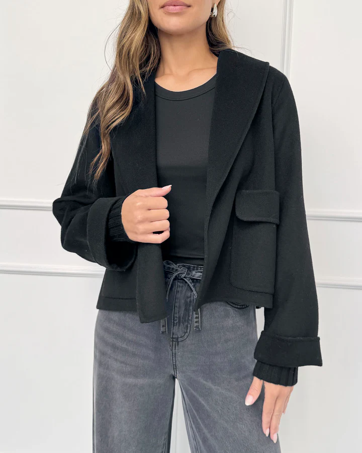 Open-front Design Icon Coat