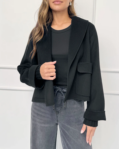 Open-front Design Icon Coat