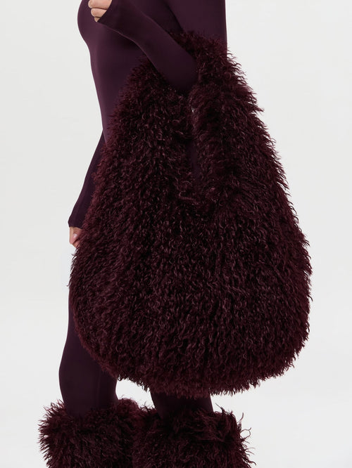 Faux Fur Plush Shoulder Bag