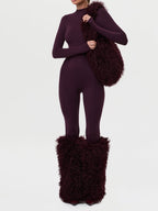 Faux Fur Plush Shoulder Bag