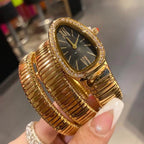 Dazzle Snake-shaped Steel Band Watch