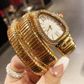 Dazzle Snake-shaped Steel Band Watch
