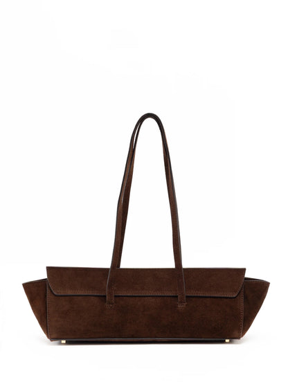 Suede & Leather Large Capacity Handbag Shoulder Bag