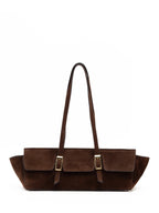Suede & Leather Large Capacity Handbag Shoulder Bag