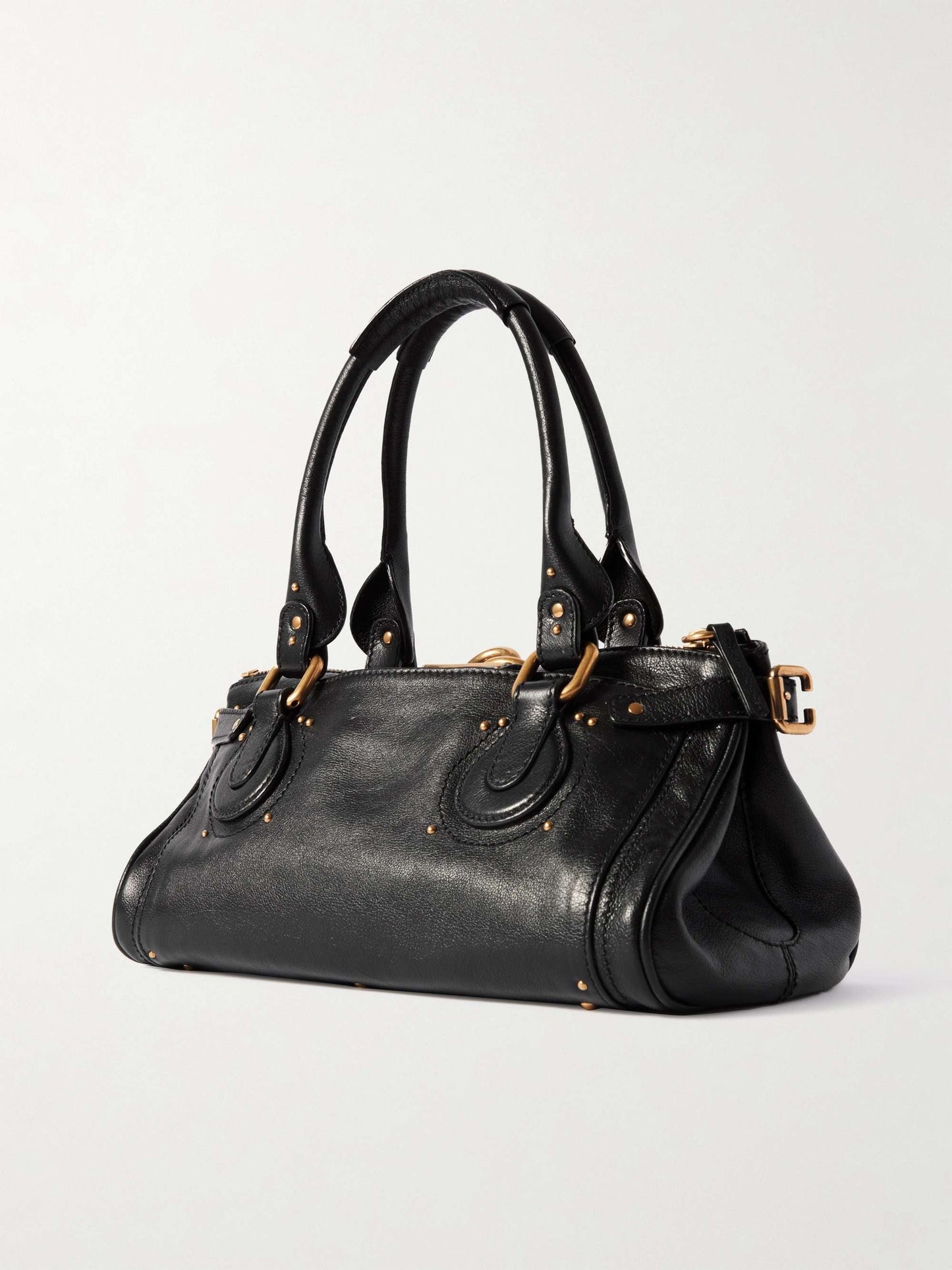 Embellished Leather Tote