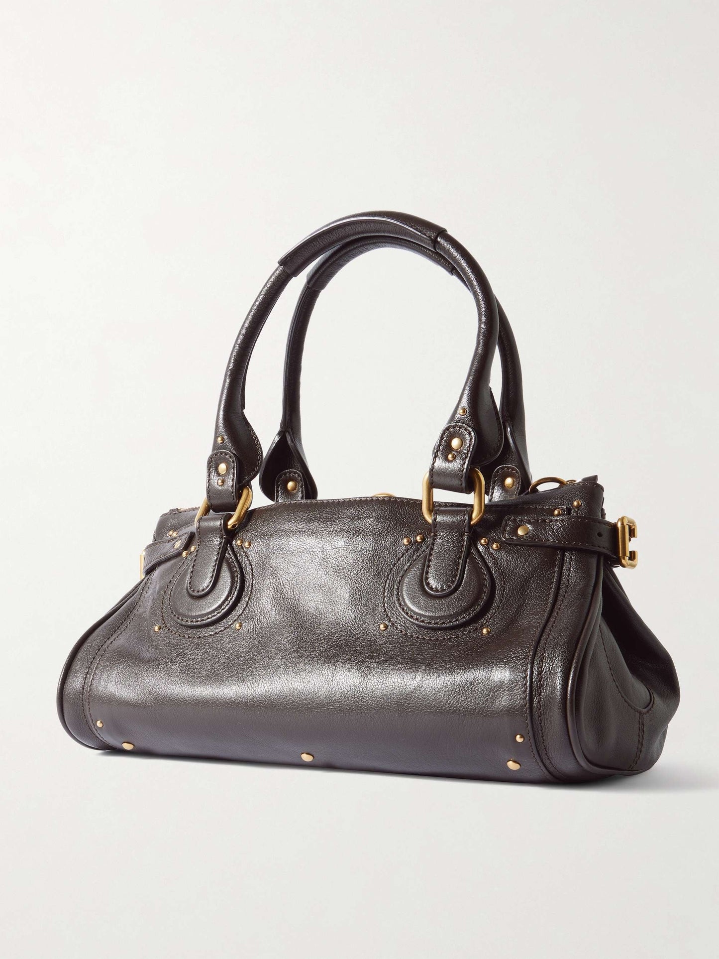 Embellished Leather Tote