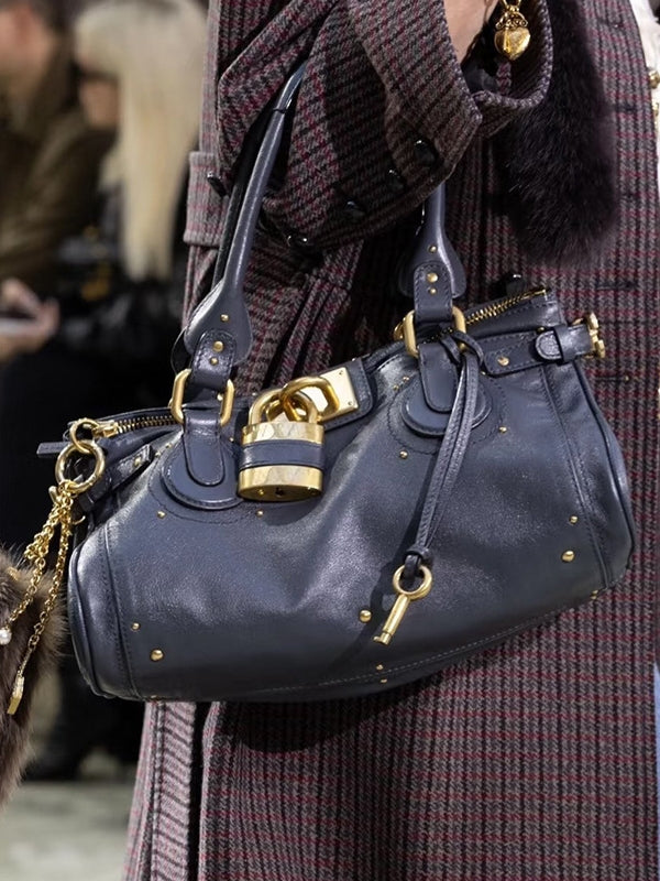 Embellished Leather Tote