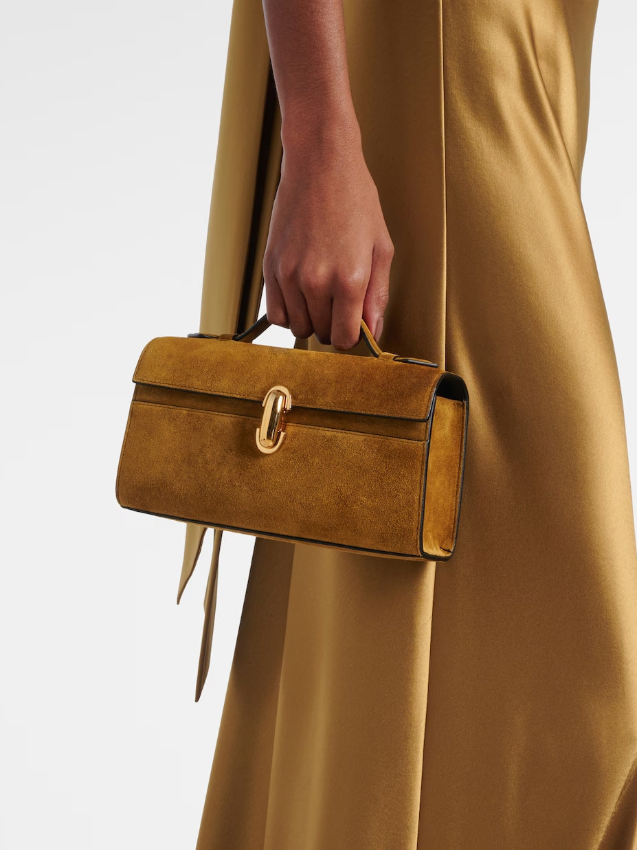 Calf Leather Suede Tote Bag