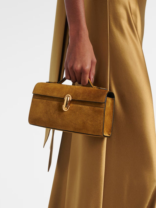 Calf Leather Suede Tote Bag