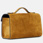 Calf Leather Suede Tote Bag