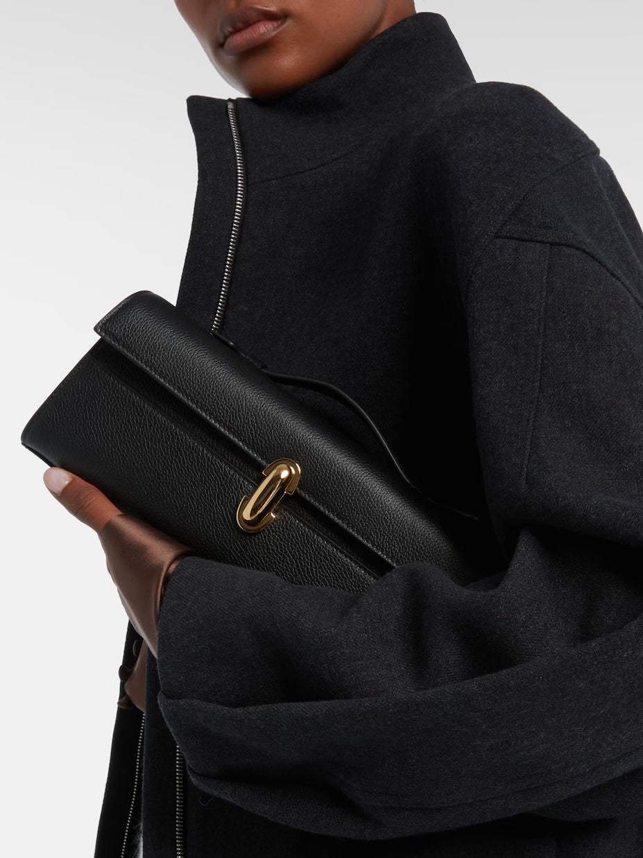 Calf Leather Suede Tote Bag