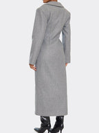 Long Solid Color Elegant Coat