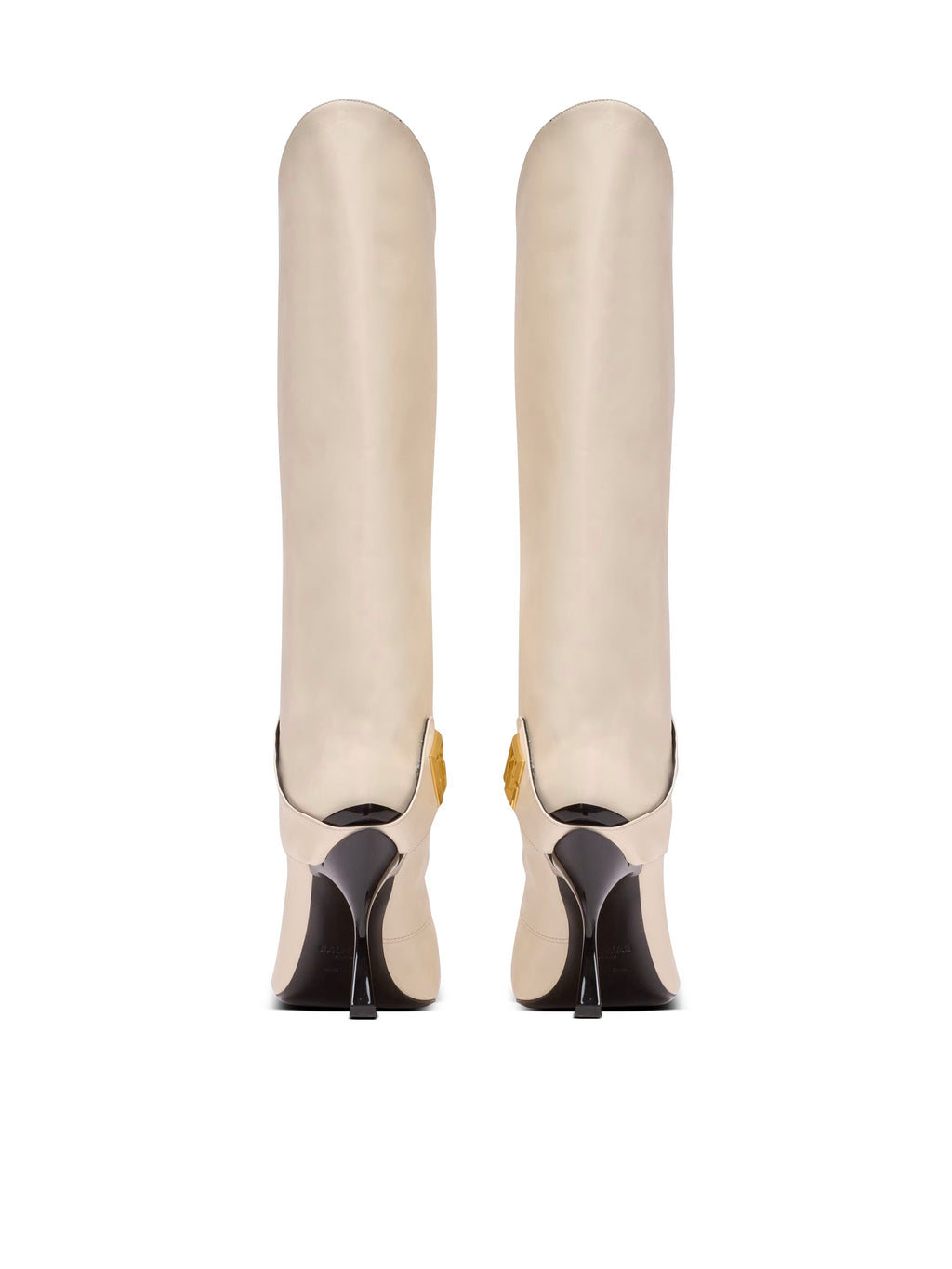 Twist Heeled Leather Boots