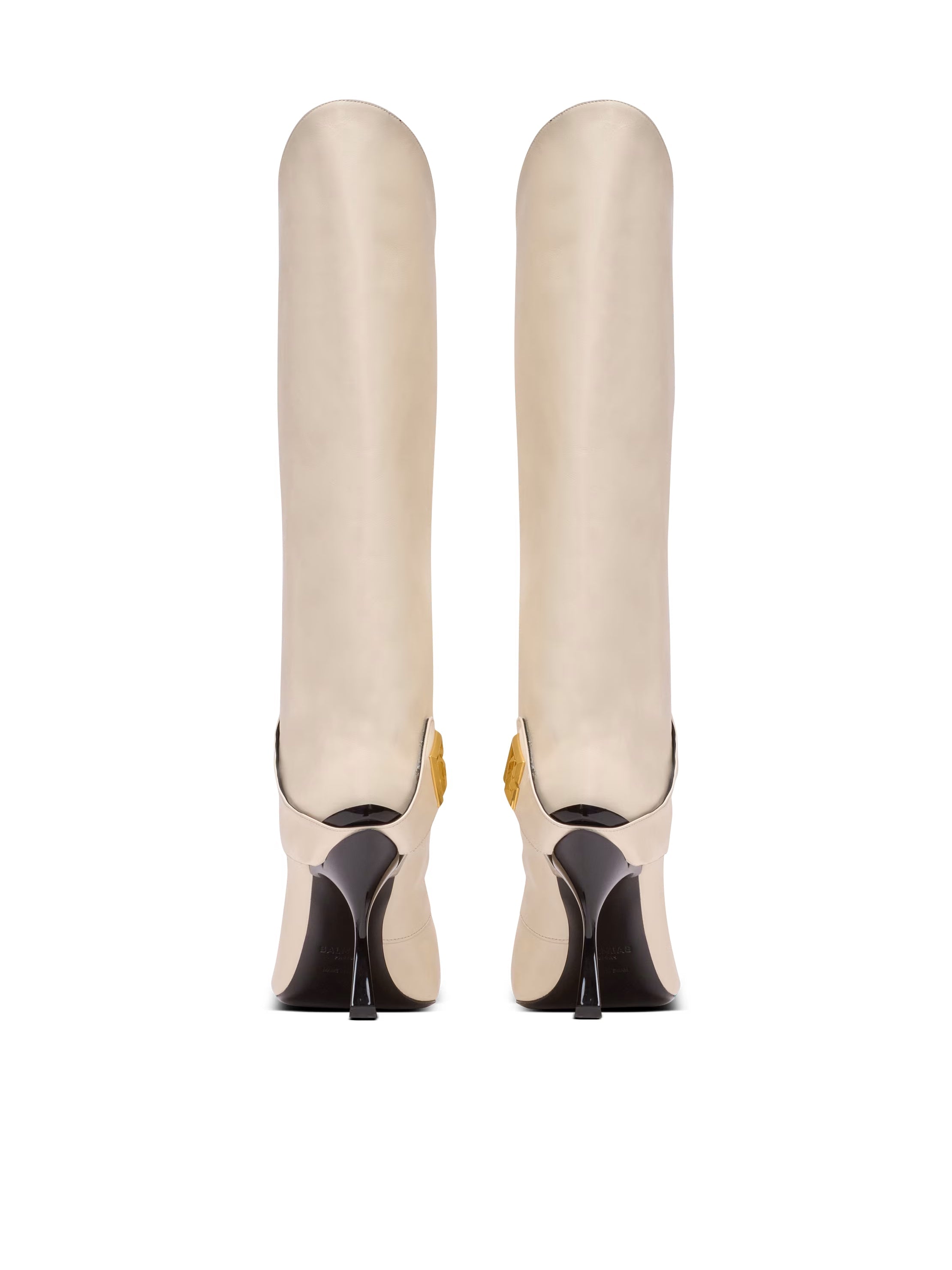 Twist Heeled Leather Boots