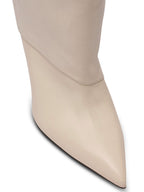 Twist Heeled Leather Boots