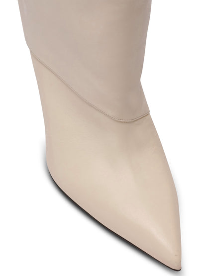 Twist Heeled Leather Boots