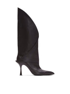 Twist Heeled Leather Boots