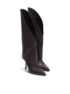 Twist Heeled Leather Boots