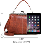 Women's Vintage Metal Lock Bag