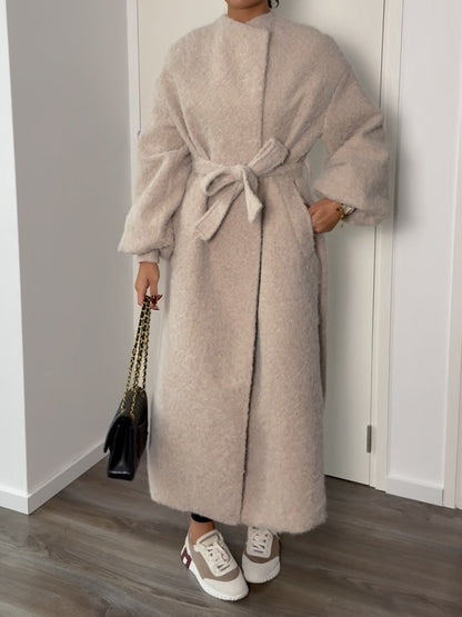 Soft Beige Long Coat