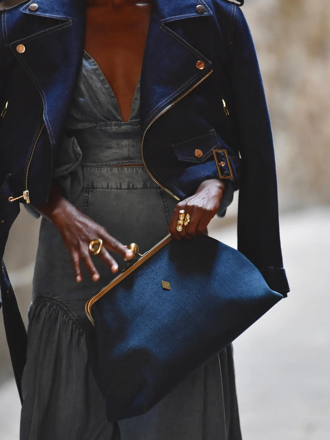 LEATHER CLUTCH BAG