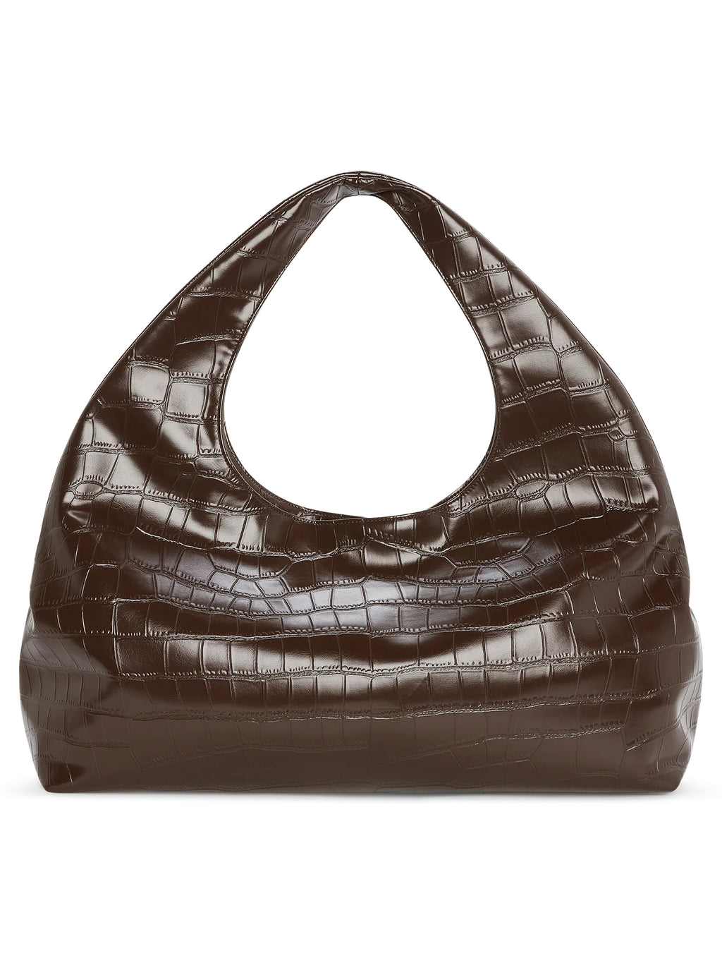Leather Pleated Shoulder Bag