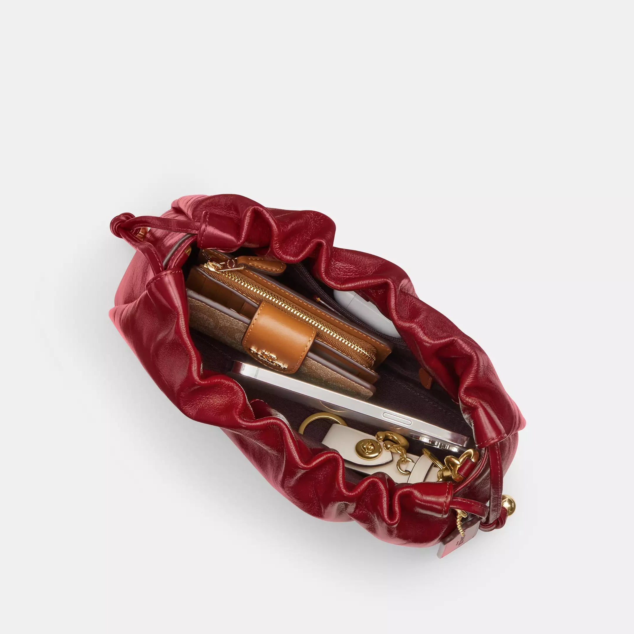 Shoulder Bag With Ruching