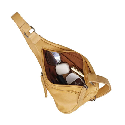 Leather Hippie Sling Bag