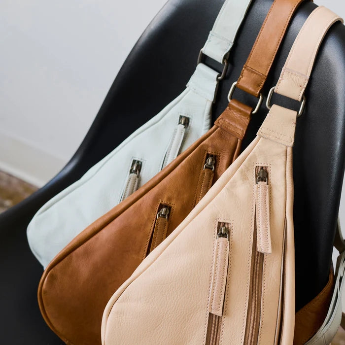 Leather Hippie Sling Bag