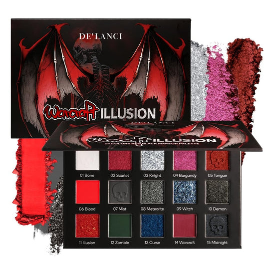 Red Eyeshadow Goth Makeup Palette
