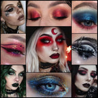 Red Eyeshadow Goth Makeup Palette