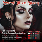 Red Eyeshadow Goth Makeup Palette
