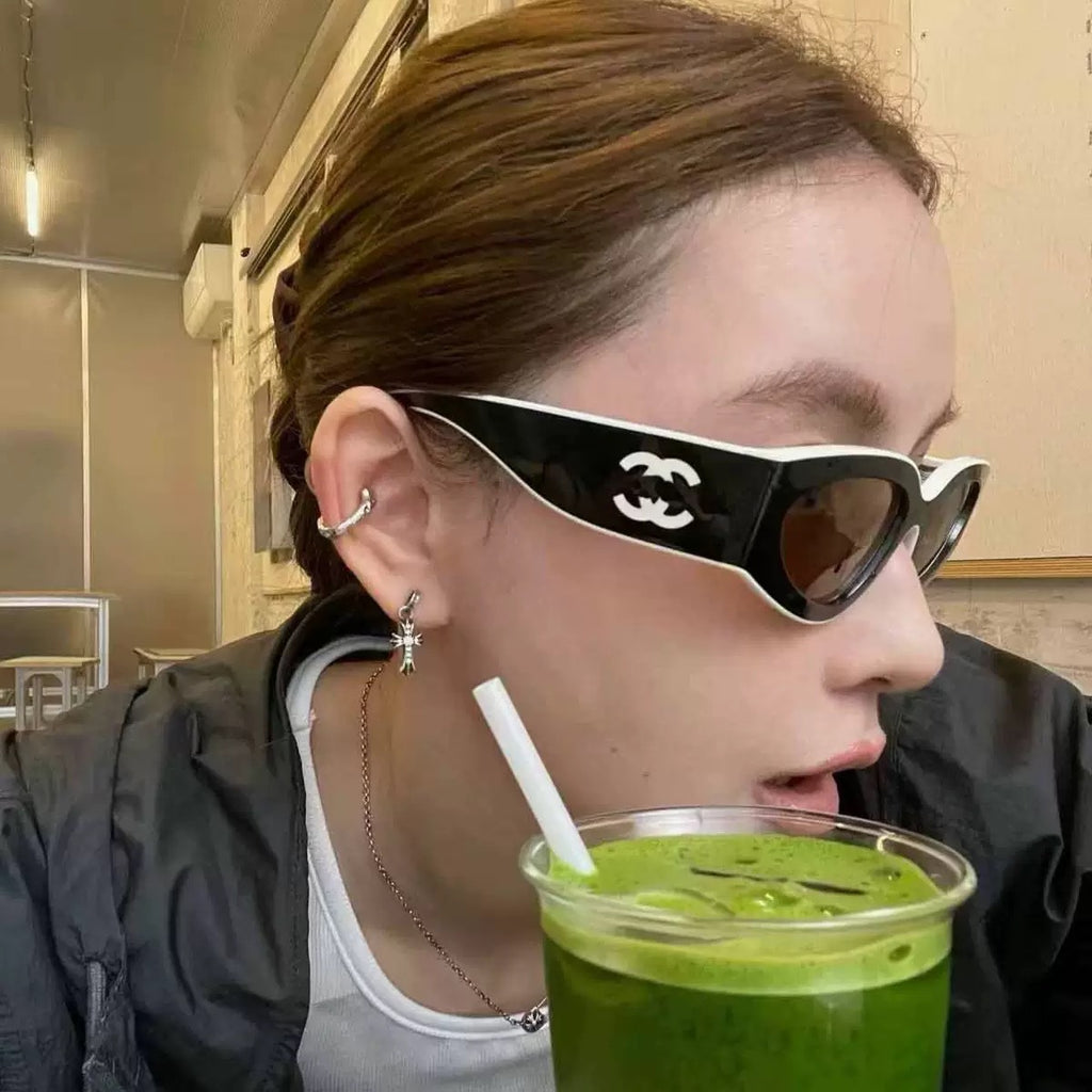 Rectangle Acetate Sunglasses