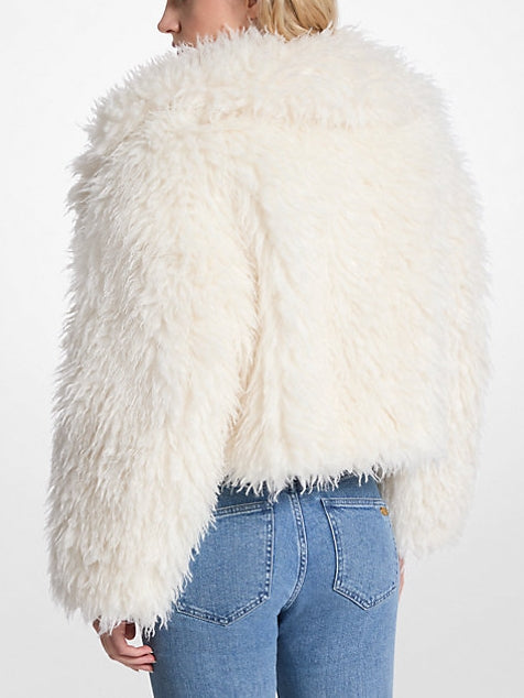 Cropped Fur Jacket