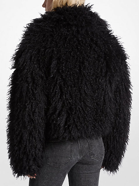 Cropped Fur Jacket