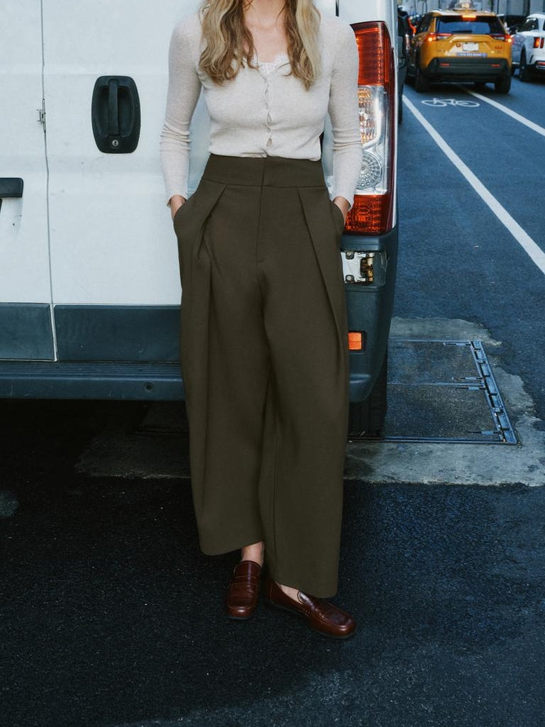 PLEATED BALLOON PANTS