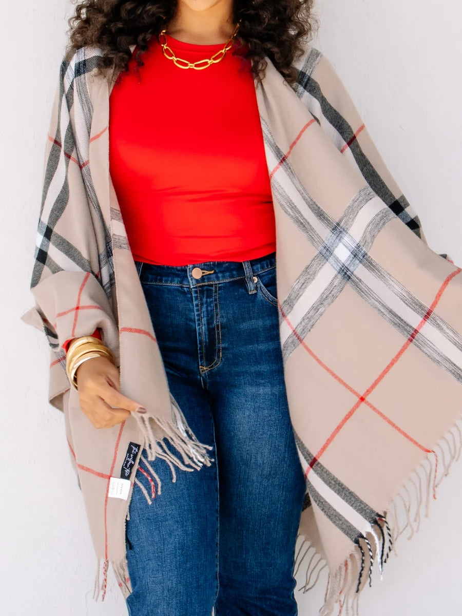 Plaid Kimono