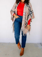 Plaid Kimono